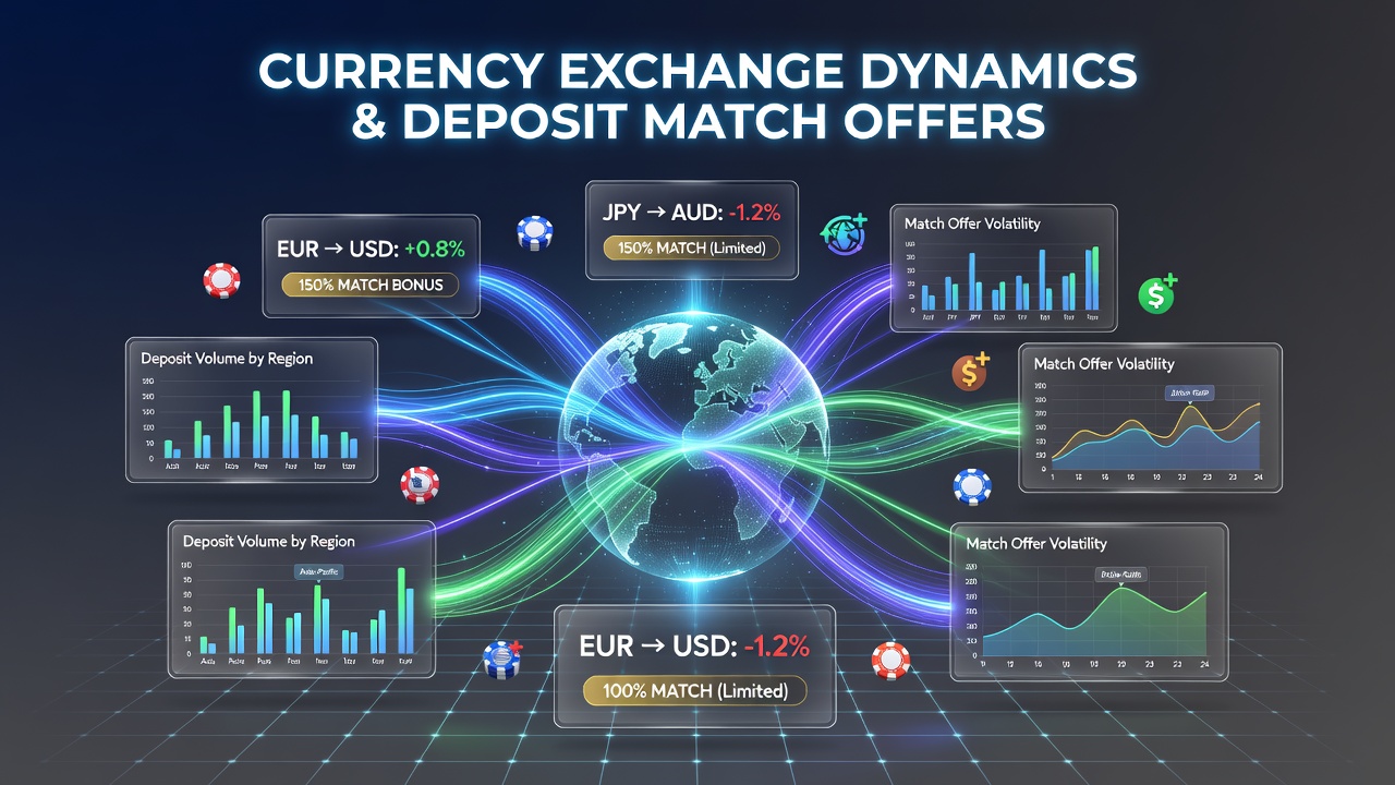 Currency conversion dashboard displaying live exchange rates and bonus adjustment examples