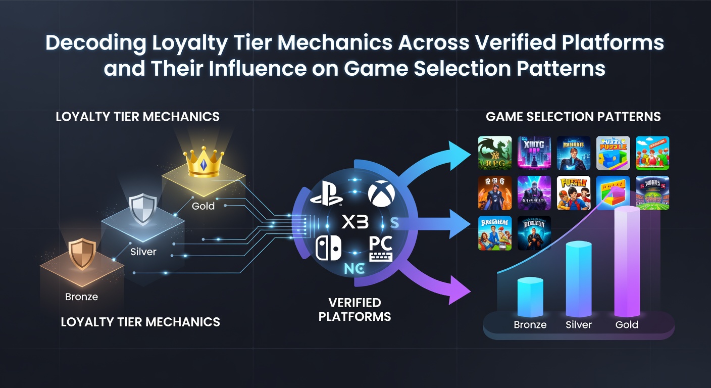 Illustration of loyalty tier progression in verified online gaming platforms showing bronze silver gold levels and reward structures