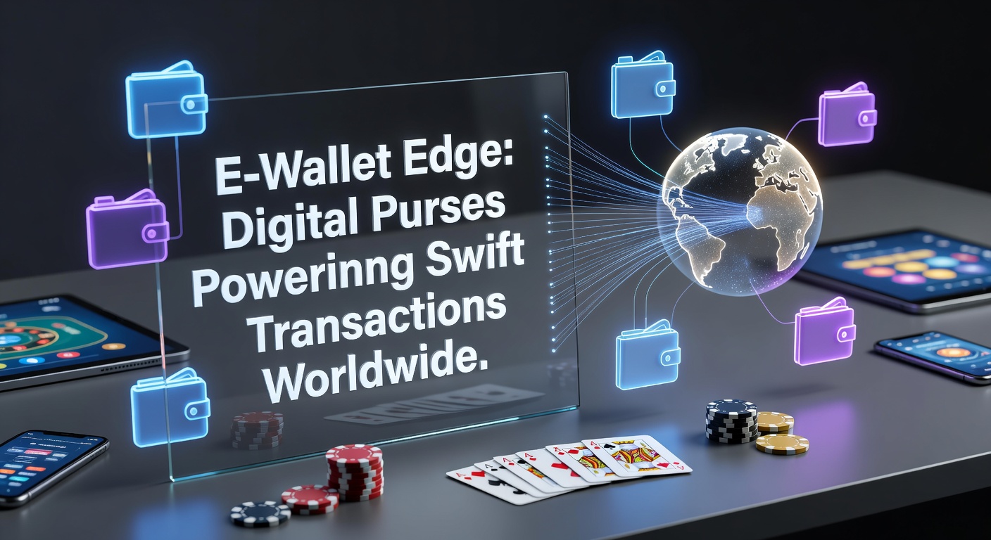 Digital wallet interface showing seamless casino deposit on a mobile device, with global currency icons and lightning-fast transaction arrows