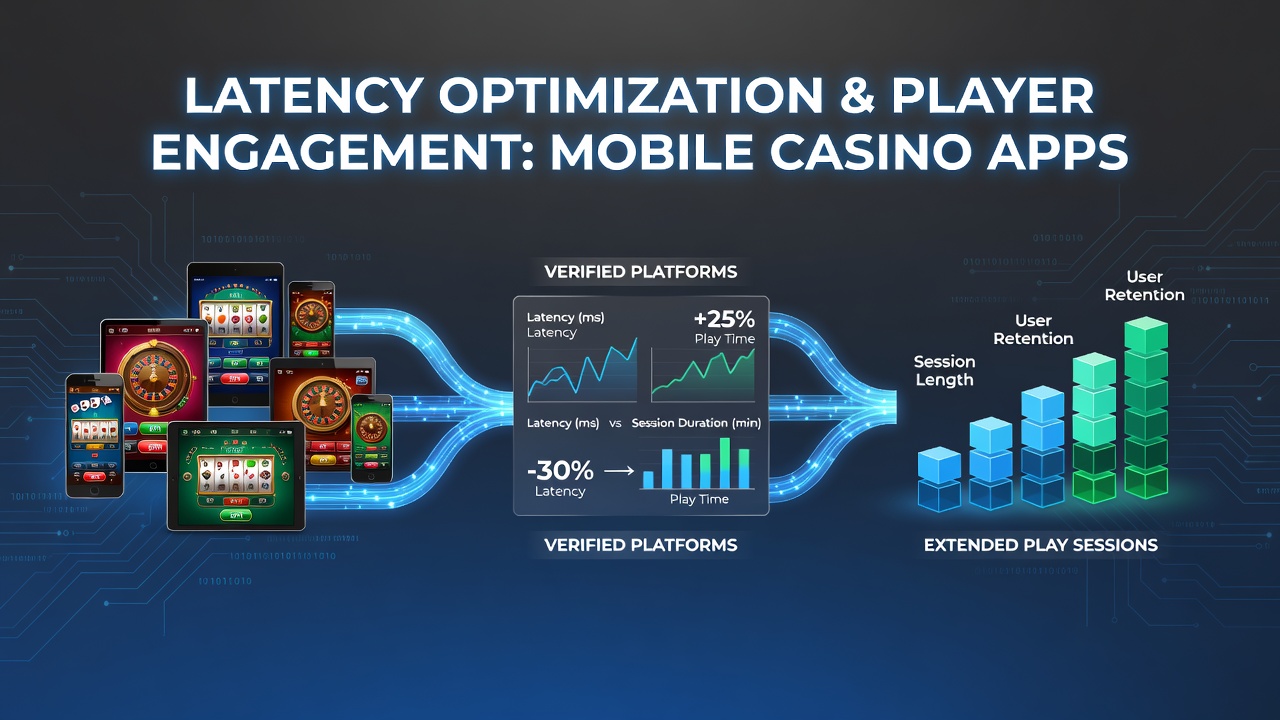 Mobile casino app interface showing optimized loading times and smooth gameplay on verified platforms
