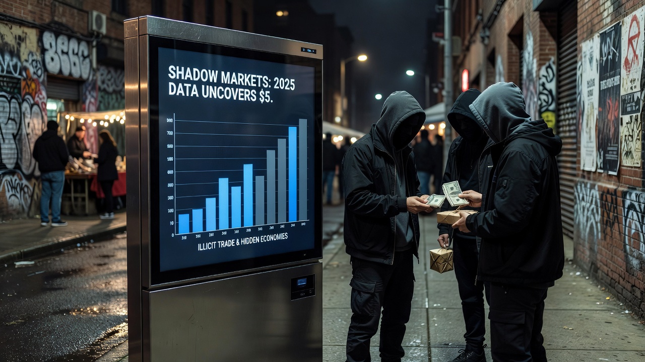 Cryptocurrency transaction pathways supporting shadow market operations